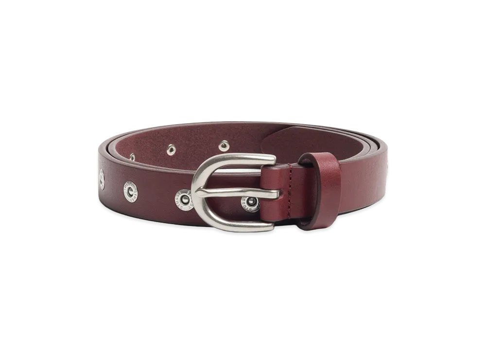 Stussy Rivet Stud Belt "Oxblood"