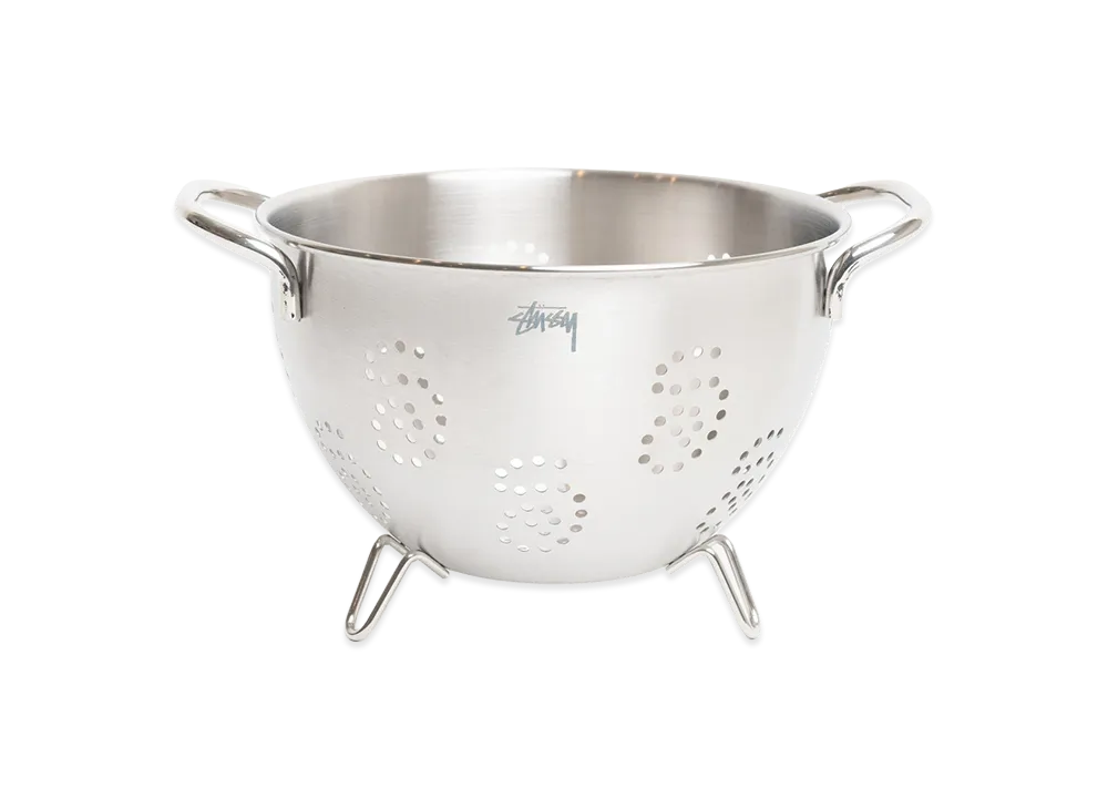 Stussy Swirly S Strainer "Silver"