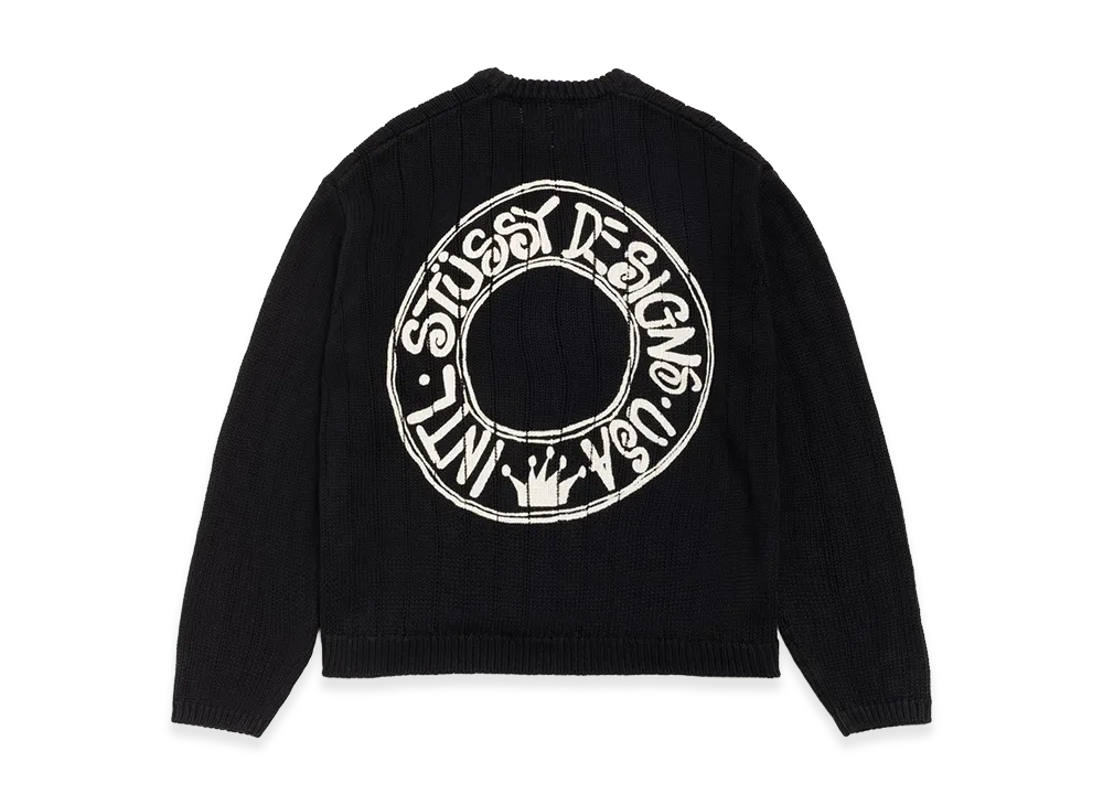 Stussy Buana Logo Sweater "Black"