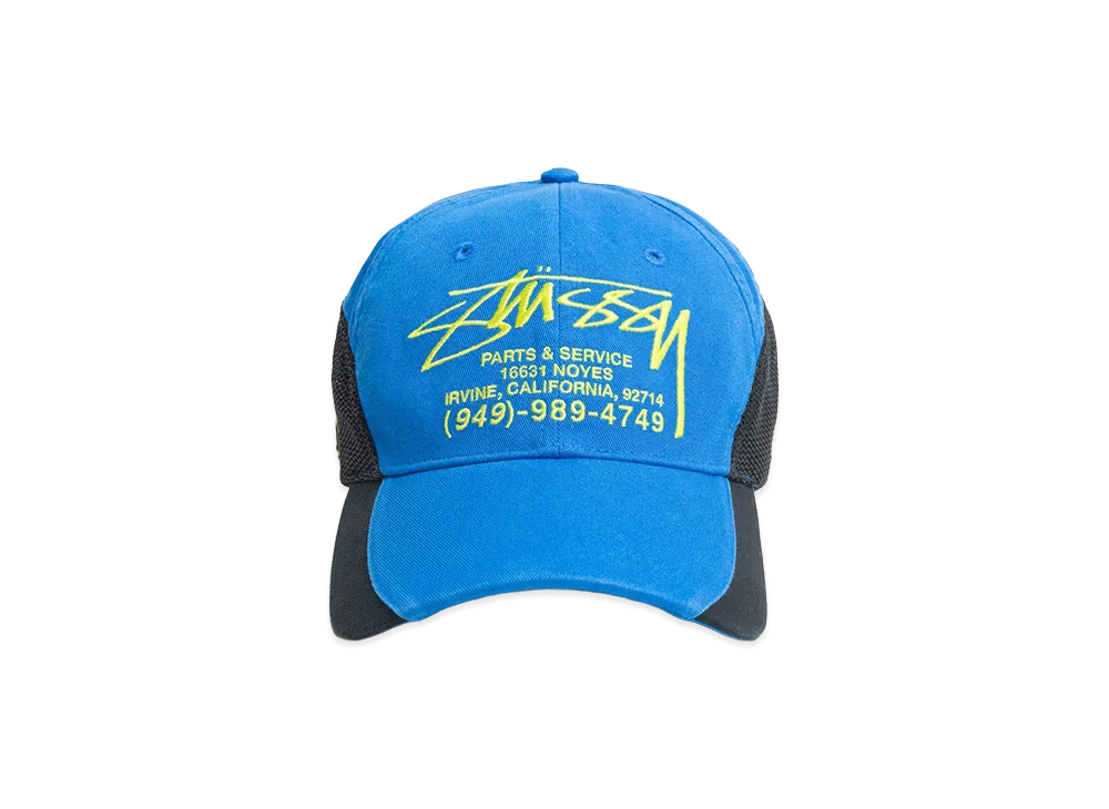 Stussy Parts & Service Mesh Cap "Blue"
