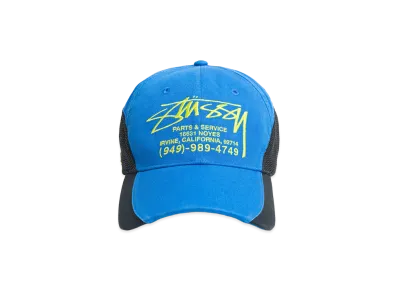 Stussy Parts & Service Mesh Cap "Blue"
