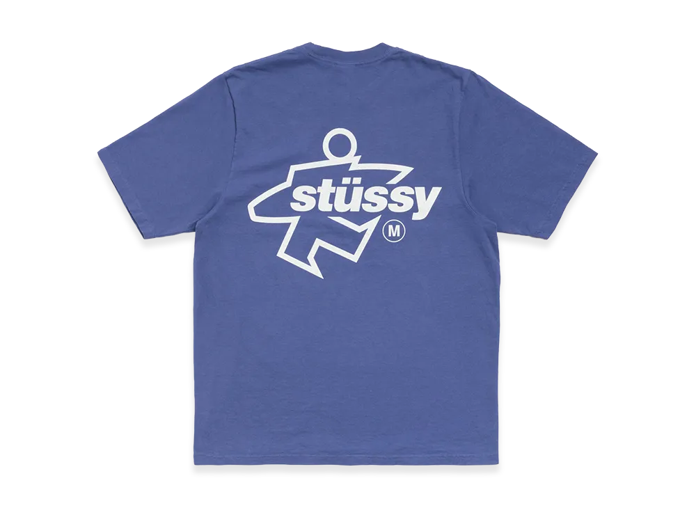 Stussy Surf Size Tee Pigment Dyed "Indigo"