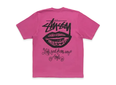Stussy Any Angle Tee Pigment Dyed "Berry"