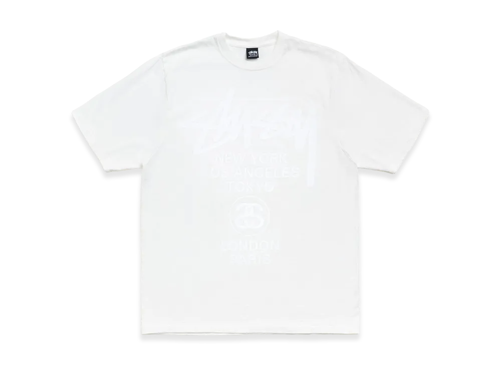 Stussy World Tour Tee Pigment Dyed "Natural"
