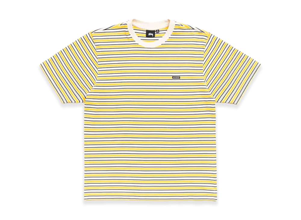 Stussy Beach Stripe Tee "Yellow"