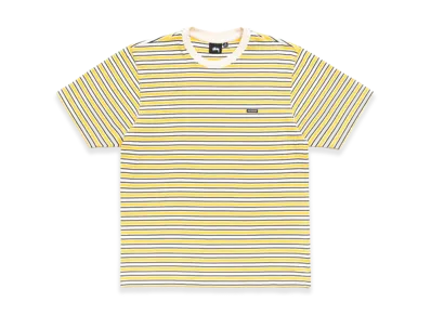 Stussy Beach Stripe Tee "Yellow"
