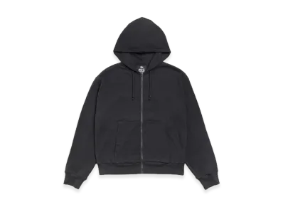Stussy Lightweight Thermal Hoodie "Faded Black"