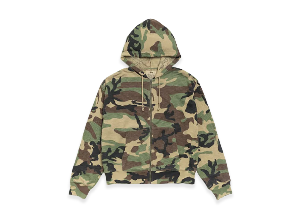Stussy Lightweight Thermal Hoodie "Camo"
