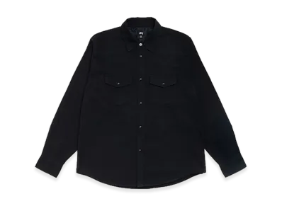Stussy Cotton Silk Western Shirt "Black"