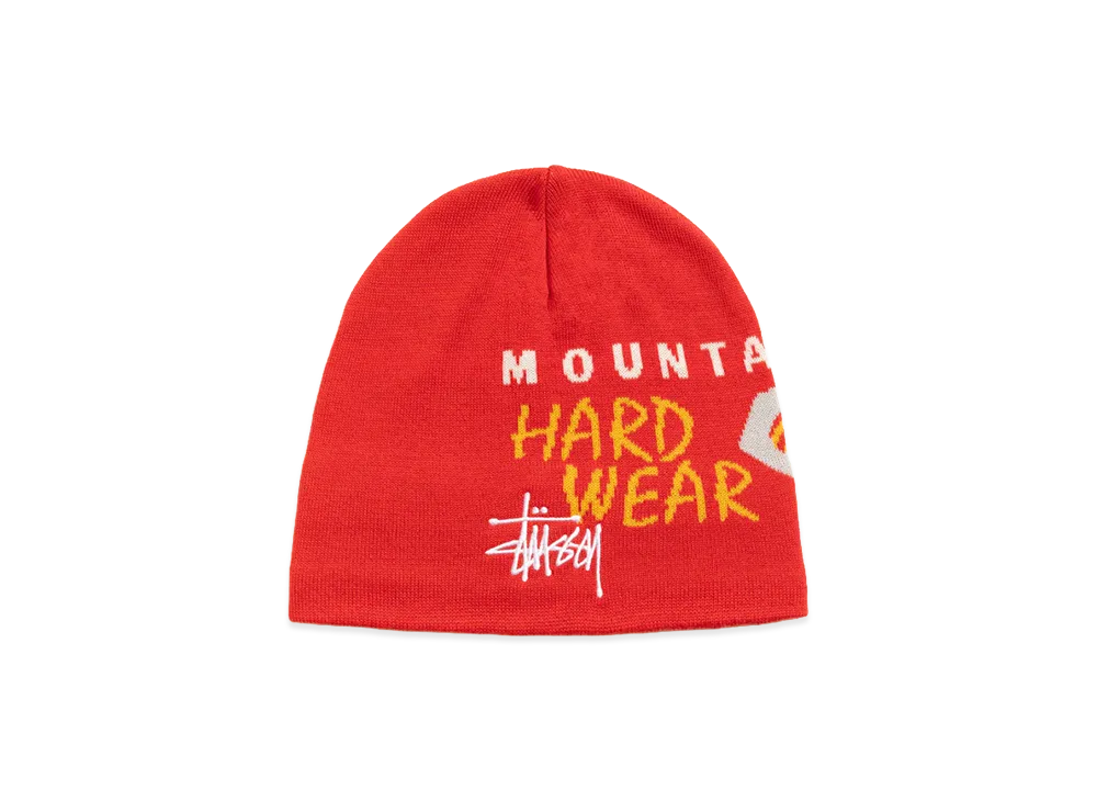 Stussy x Mountain Hardwear Caelum Dome Beanie "Summit Red"