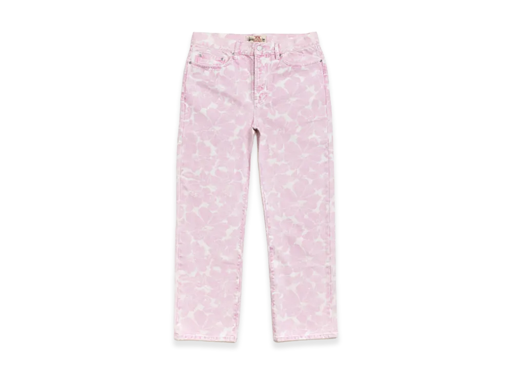 Stussy New Classic Jean Denim "Pink Hawaiian"