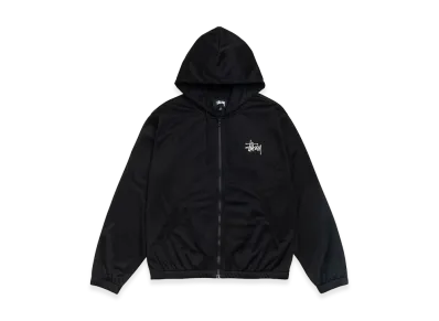 Stussy Athletic Mesh Zip Hoodie "Black"
