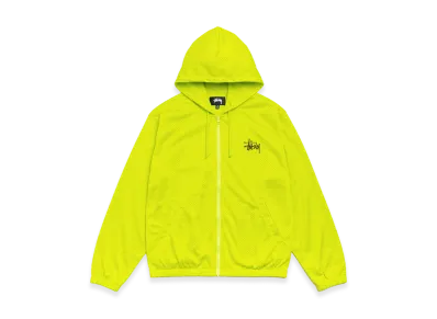 Stussy Athletic Mesh Zip Hoodie "Safety Green"