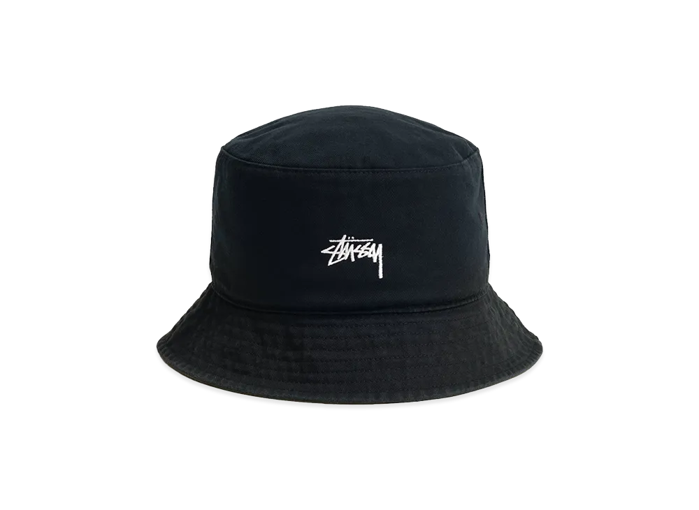 Stussy Reversible Stock Bucket Hat "Black/Olive"