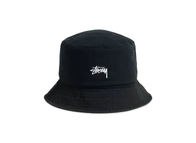 Stussy Reversible Stock Bucket Hat "Black/Olive"