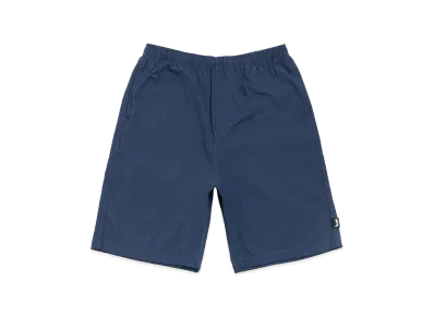 Stussy Baggy Seersucker Beach Short "Blue"