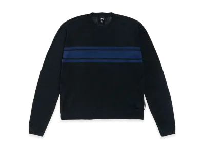 Stussy Lightweight Striped Sweater "Black"