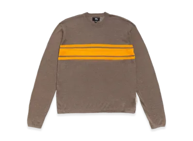 Stussy Lightweight Striped Sweater "Brown"