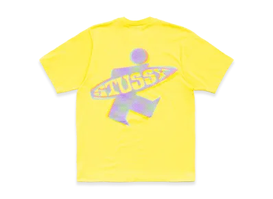 Stussy Dot Surf Puff Print Tee "Lemon"