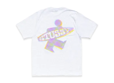 Stussy Dot Surf Puff Print Tee "Ash Heather"