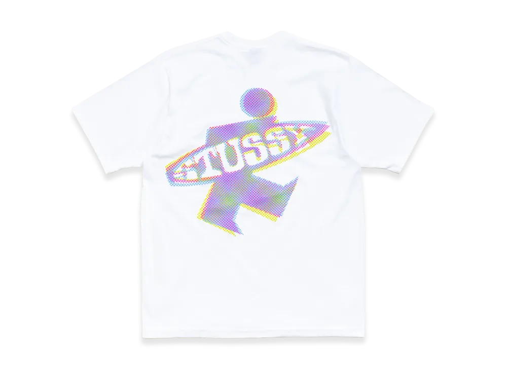 Stussy Dot Surf Puff Print Tee "White"
