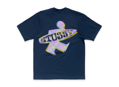 Stussy Dot Surf Puff Print Tee "Navy"
