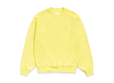 Stussy Lightweight Terry Crew "Yellow"