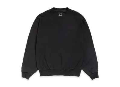 Stussy Lightweight Terry Crew "Black"