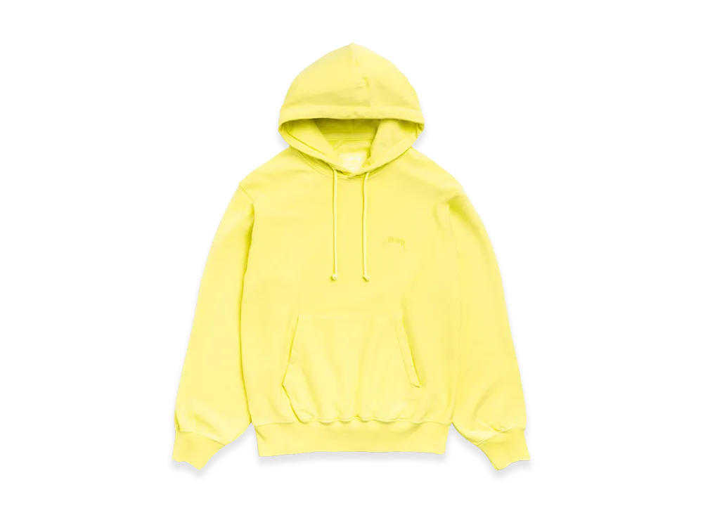 Stussy Lightweight Terry Hoodie "Yellow"