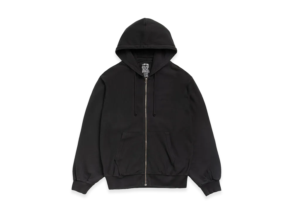 Stussy Lightweight Terry Zip Hoodie "Black"