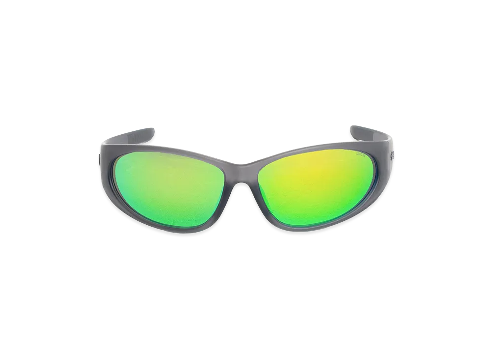 Stussy Adrian Sunglasses "Frost Grey/Green Mirror Lens"