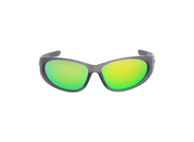Stussy Adrian Sunglasses "Frost Grey/Green Mirror Lens"