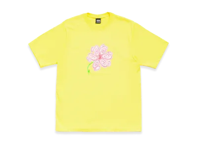 Stussy S Flower Tee "Lemon"