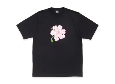 Stussy S Flower Tee "Black"