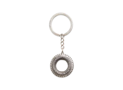 Stussy Tire Keychain "Silver"