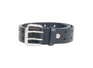 Stussy Punch Out Leather Belt "Black"