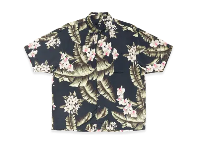 Stussy Hawaiian Floral SS Shirt "Black"
