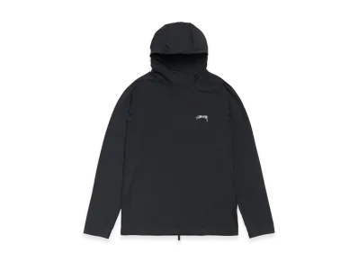 Stussy Hooded Rash Guard "Black"