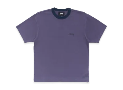 Stussy Ringer Tee "Blueberry"