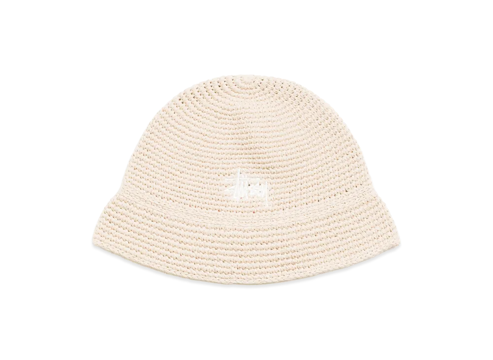 Stussy Basic Knit Bucket Hat "Oat"