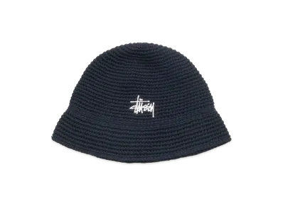Stussy Basic Knit Bucket Hat "Black"