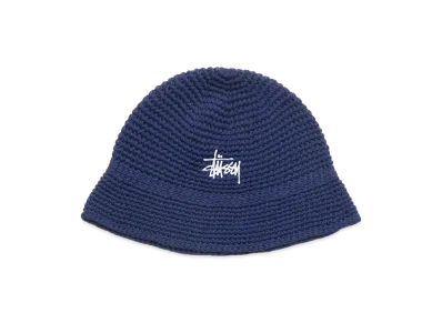 Stussy Basic Knit Bucket Hat "Navy"