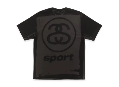 Stussy Link Sport Tee Pigment Dyed "Faded Black"