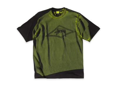 Stussy Sweater Tee "Black"