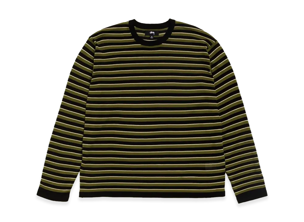 Stussy Lightweight Stripe Sweater "Black"