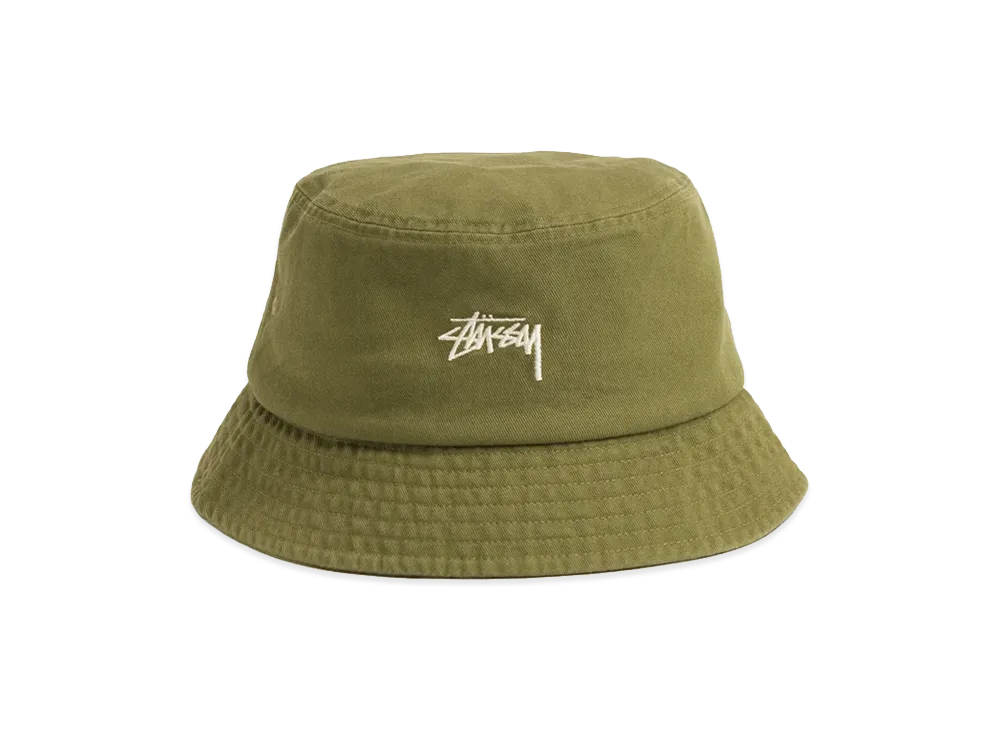 Stussy Stock Bucket Hat "Olive"