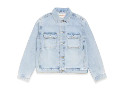 Stussy Denim Trucker Jacket "Light Wash Indigo"