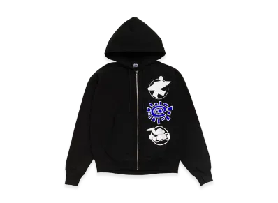 Stussy x Always Do What You Should Do Stack Zip Hoodie "Black"
