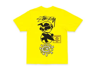 Stussy x Always Do What You Should Do Stack Tee "Yellow"