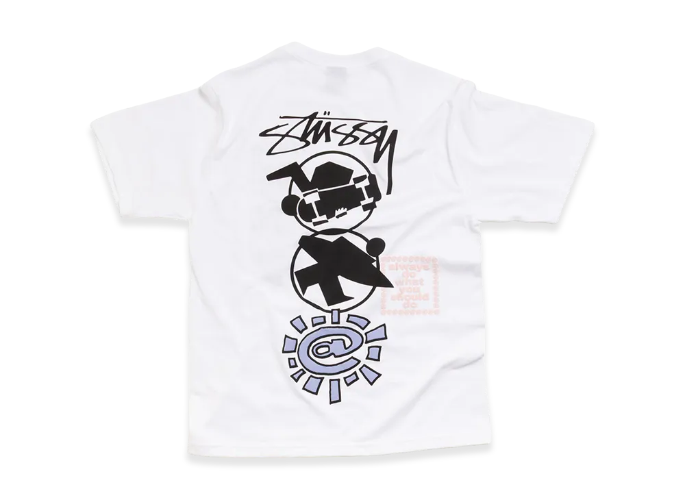 Stussy x Always Do What You Should Do Stack Tee "White"